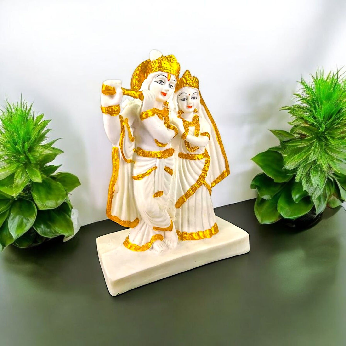 Elegant Krishna and Radha Idol Decor