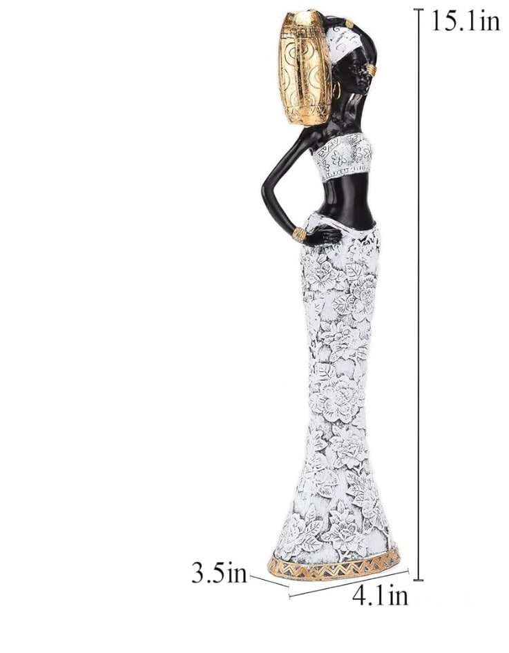 Beautiful Black Girl Showpiece