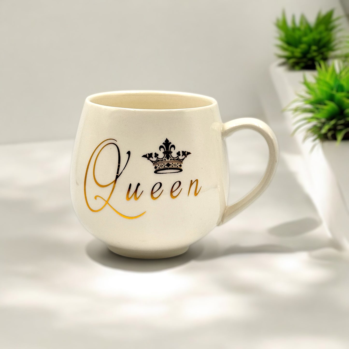 Queen & King Mugs Set