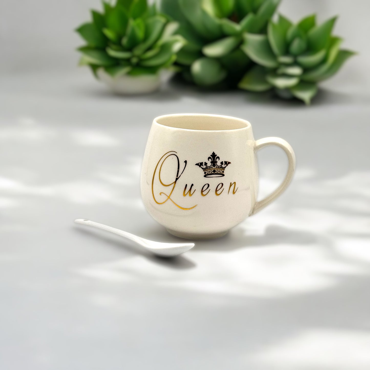 Queen & King Mugs Set