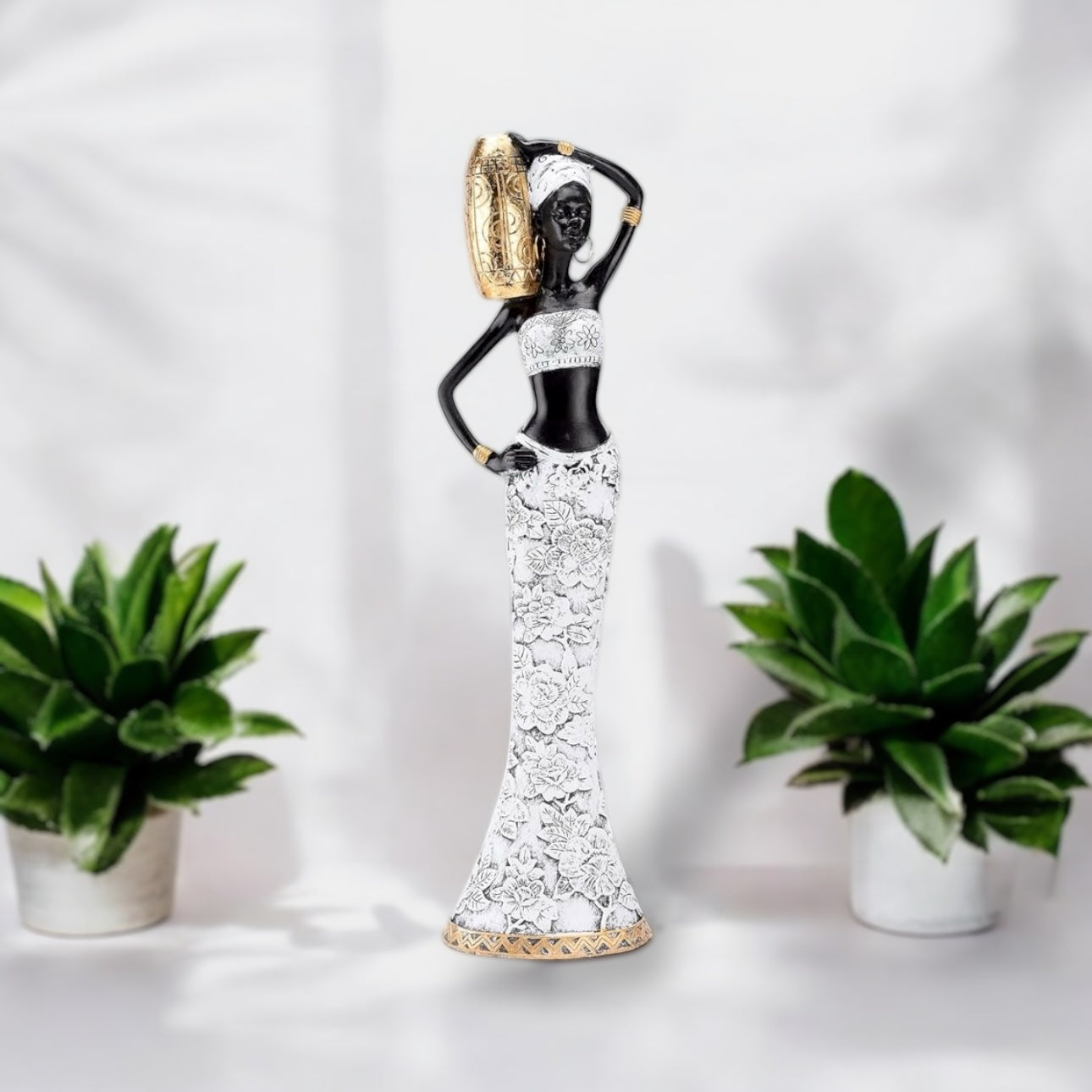 Beautiful Black Girl Showpiece