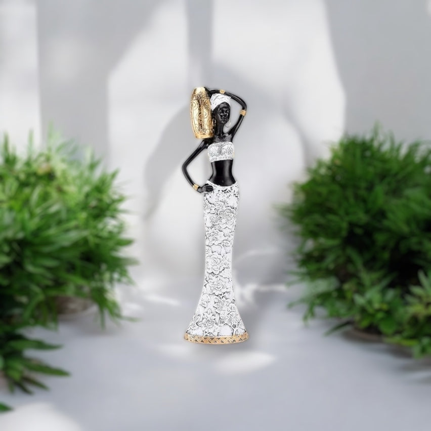 Beautiful Black Girl Showpiece