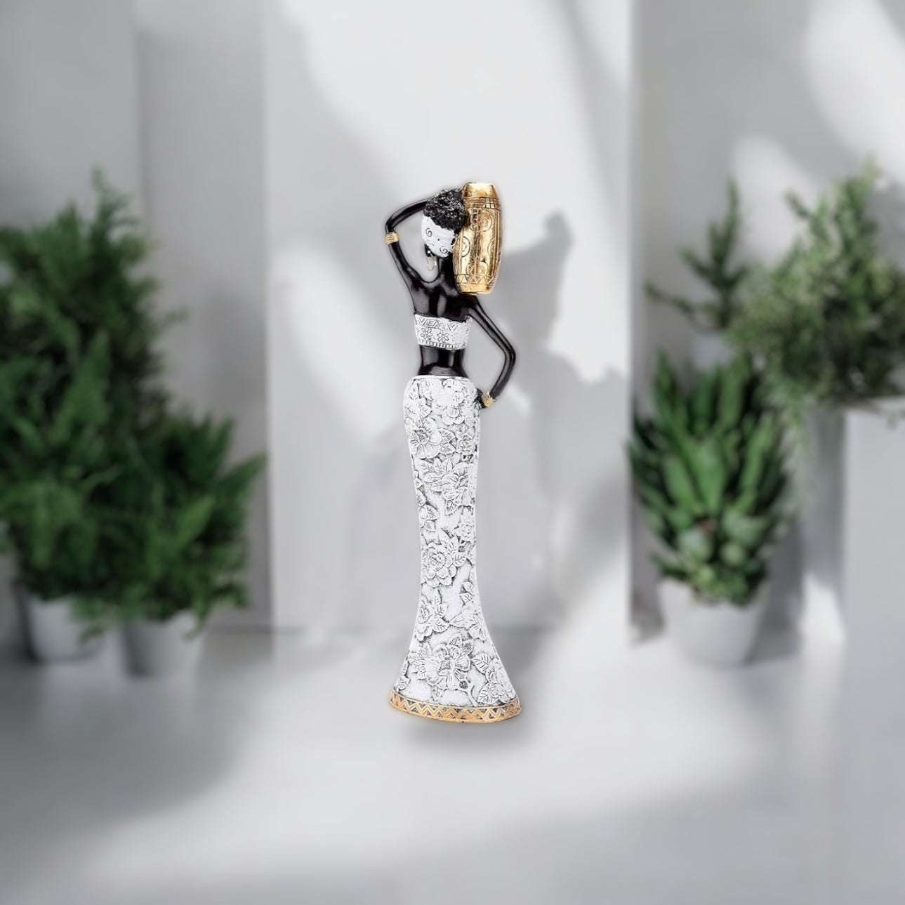 Beautiful Black Girl Showpiece