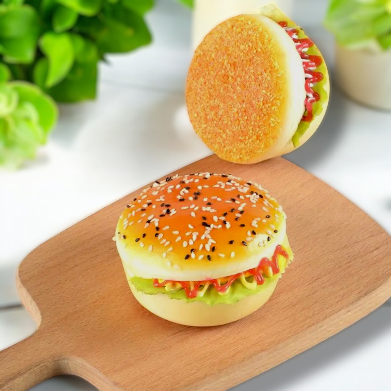 Burger Fridge Magnet (Pack Of 2)