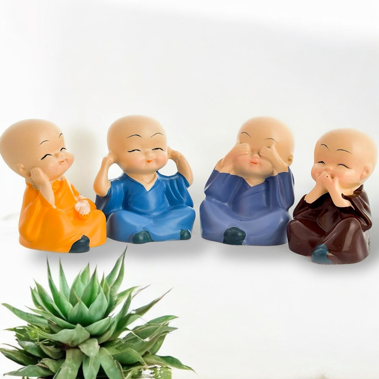 Buddha Monk Set of 4