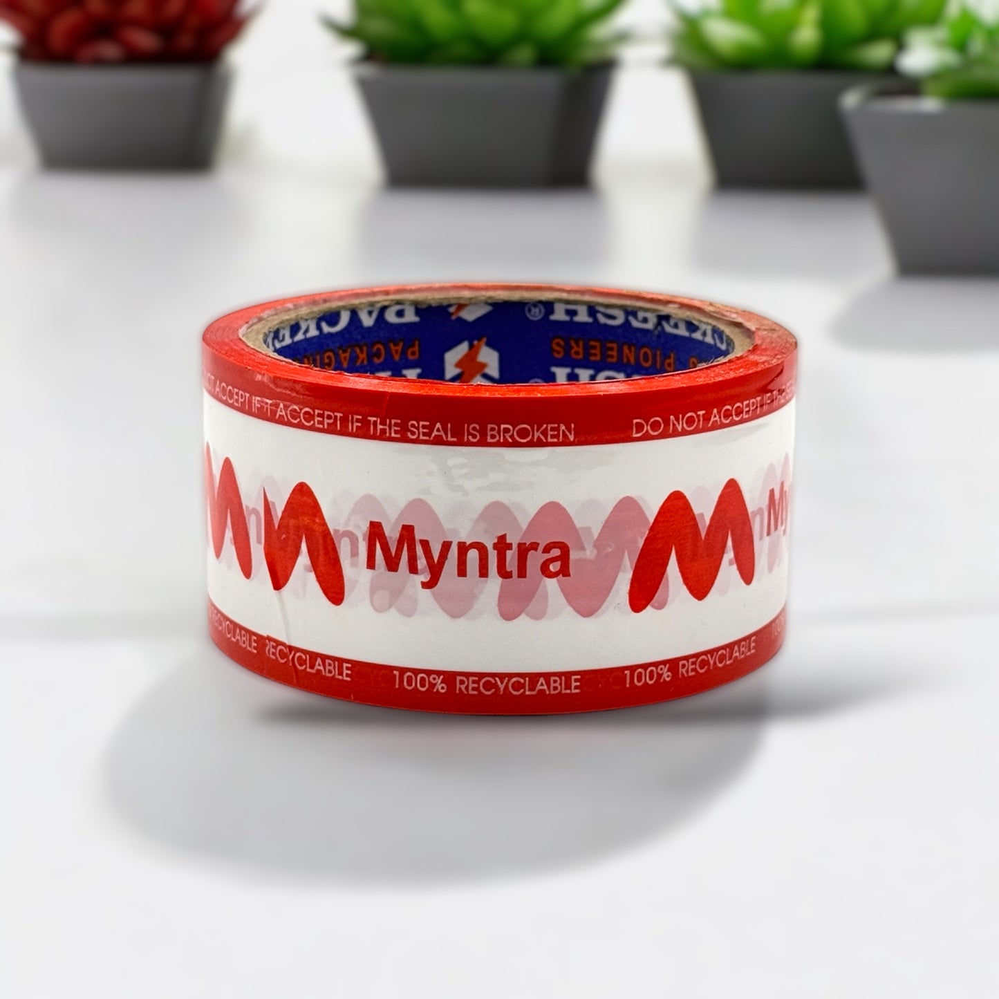 Myntra Red Printed Tape(Pack of 6)