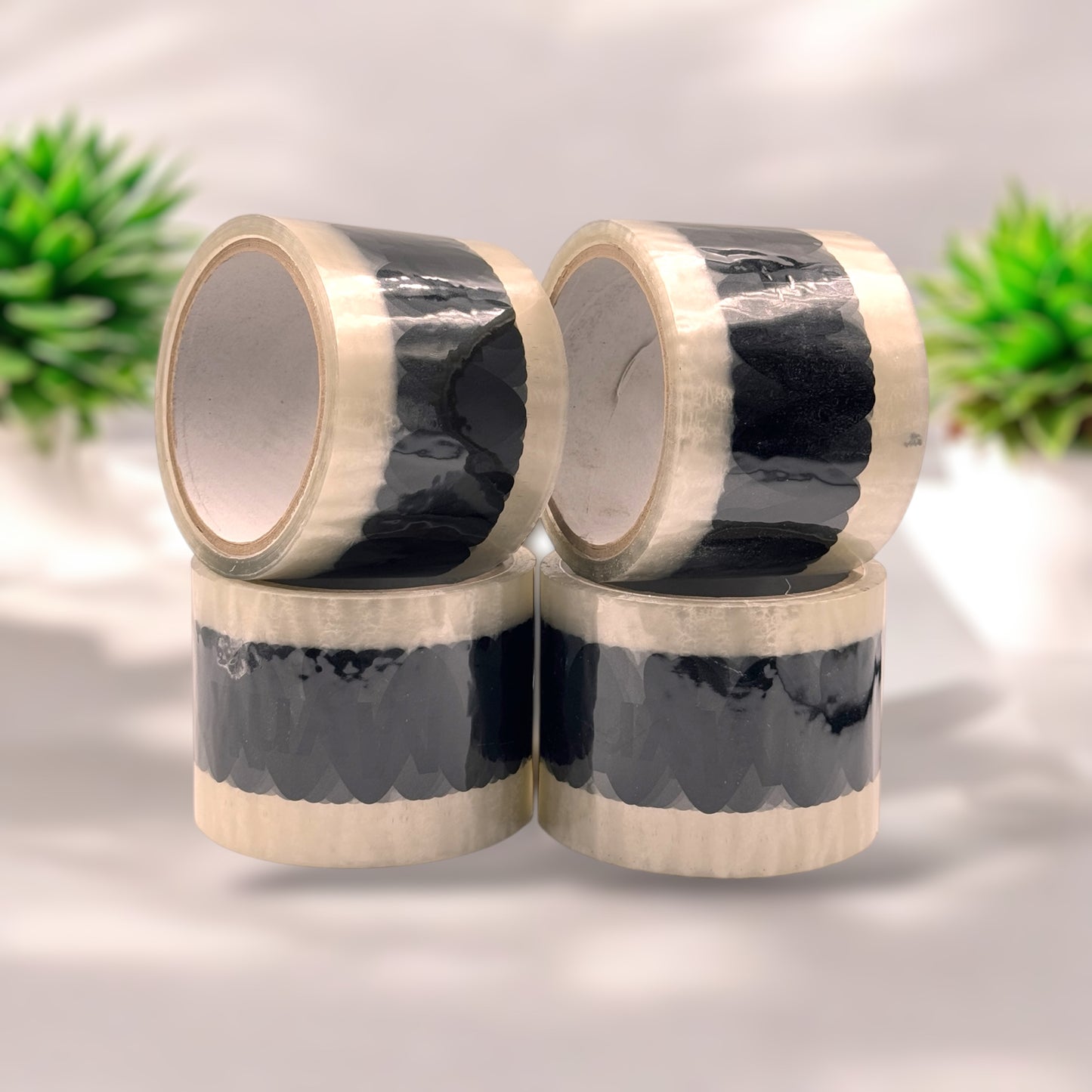 Myntra White Printed Tape(Pack of 4)