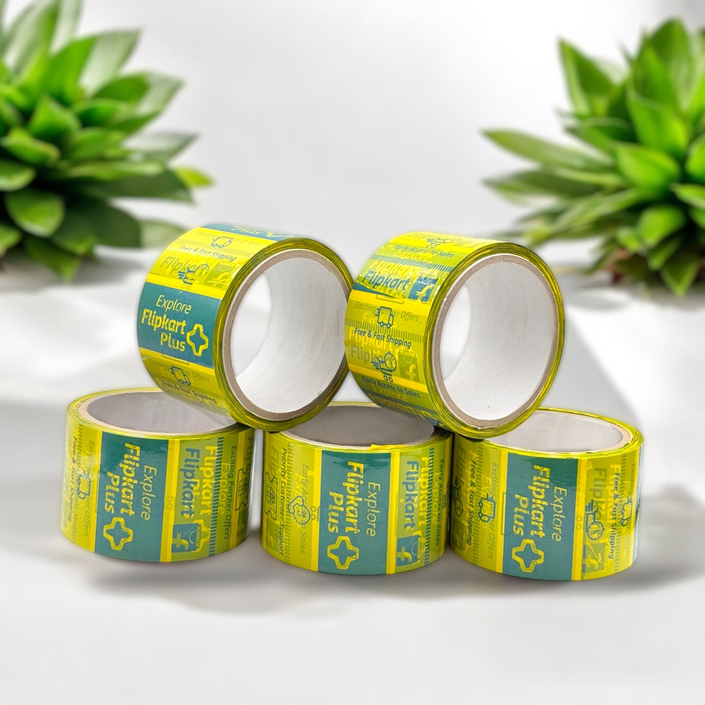 Flipkart Printed Tapes ( Pack of 5)