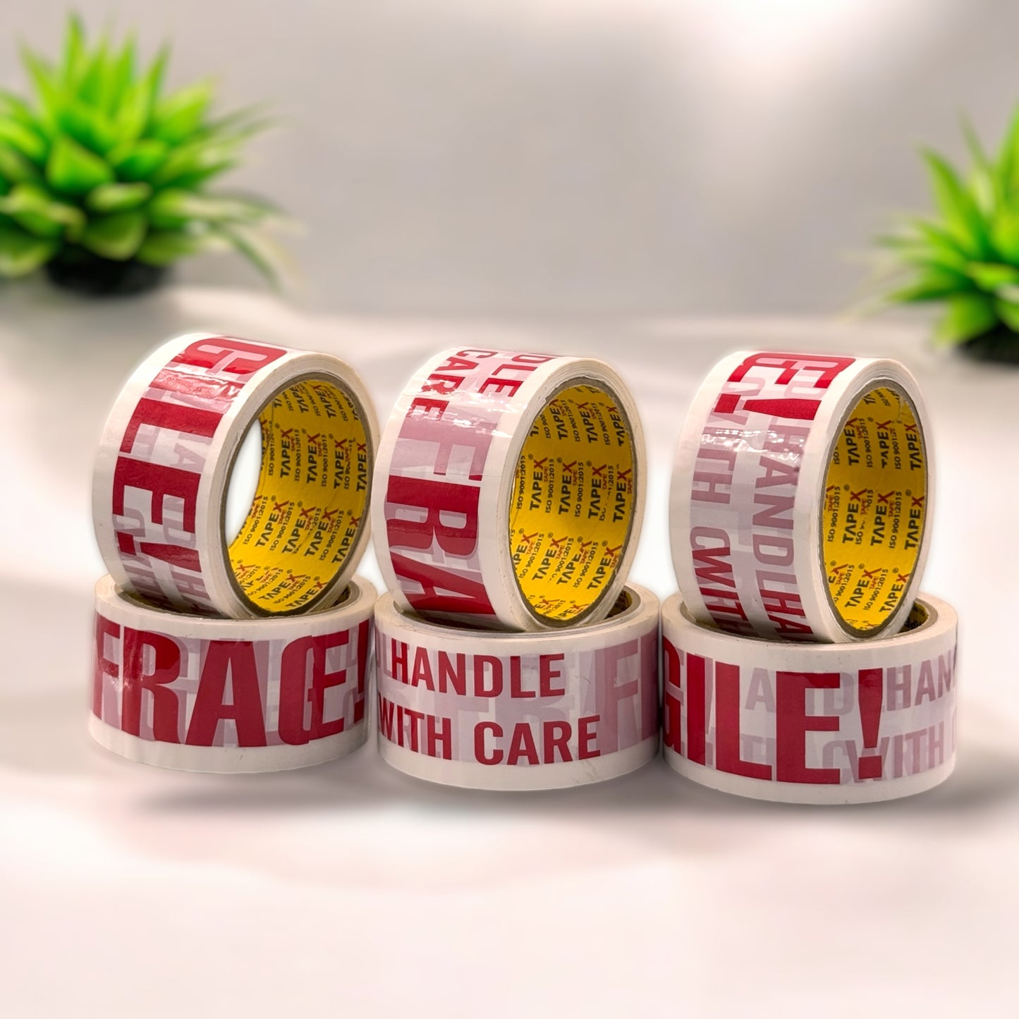 Fragile Printed Tape (Pack of 6)