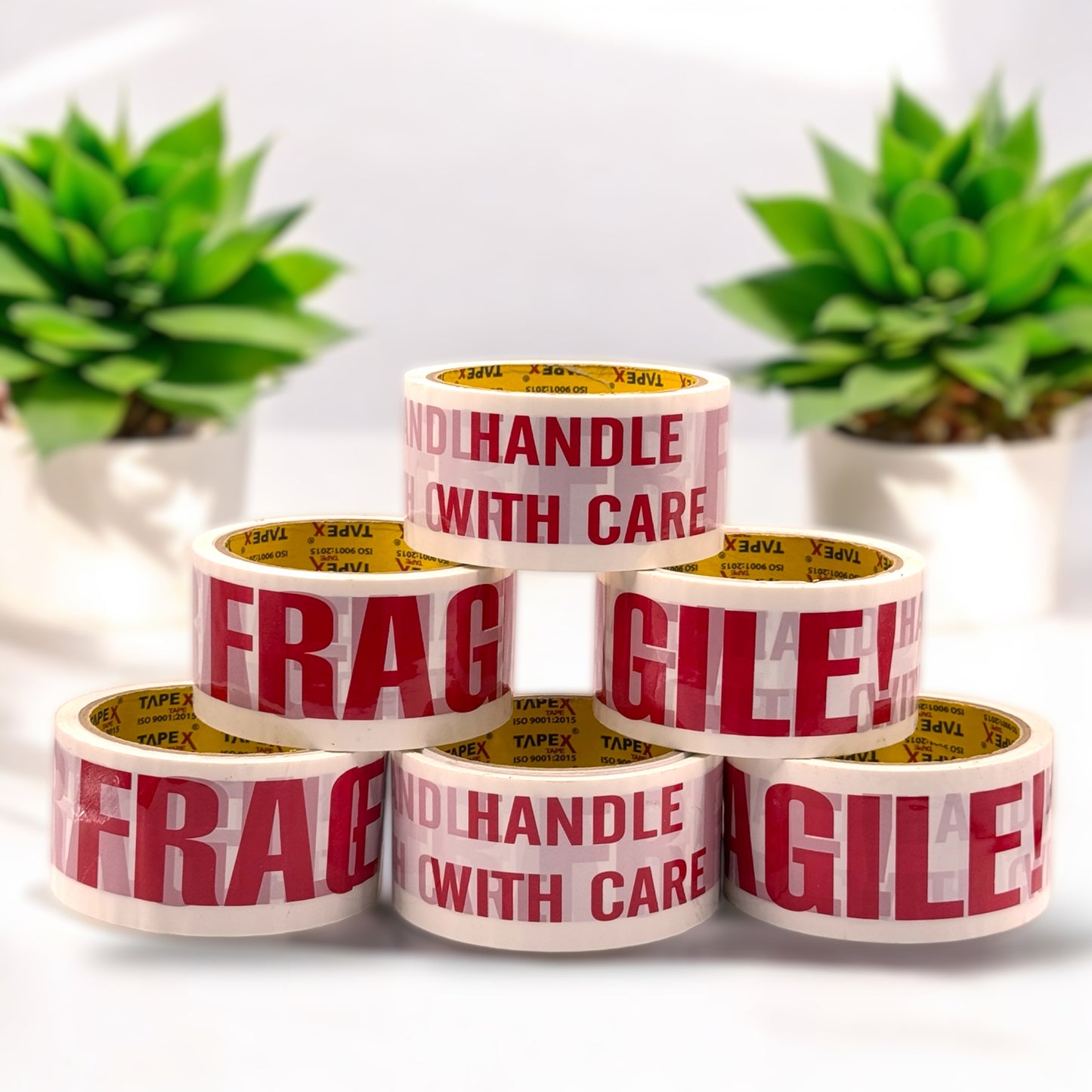 Fragile Printed Tape (Pack of 6)