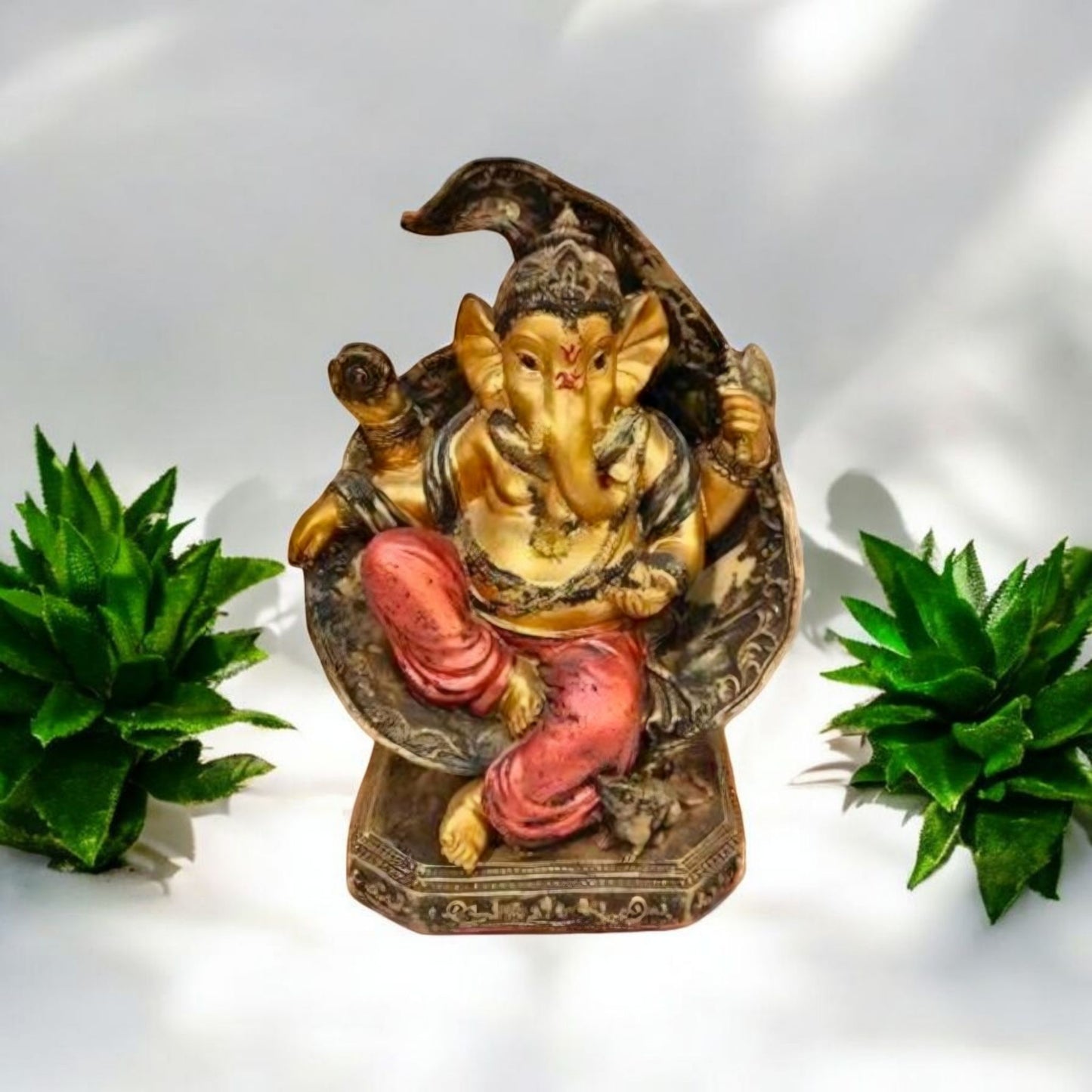 Elegant Ganesh Decorative Idol Sculpture