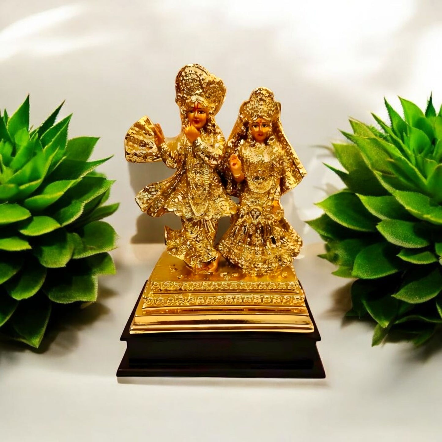 Exquisite Radha Krishna Decorative Figurine
