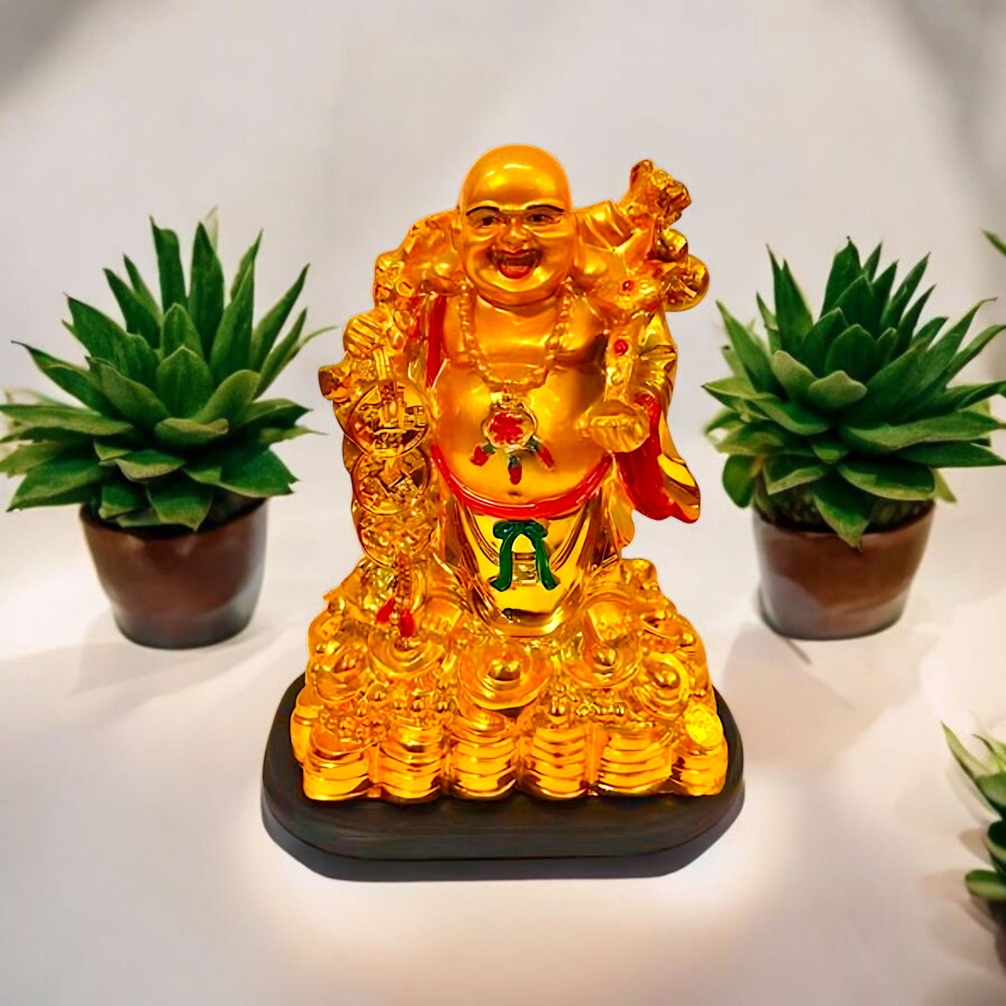Divine Prosperity Golden Buddha Statue