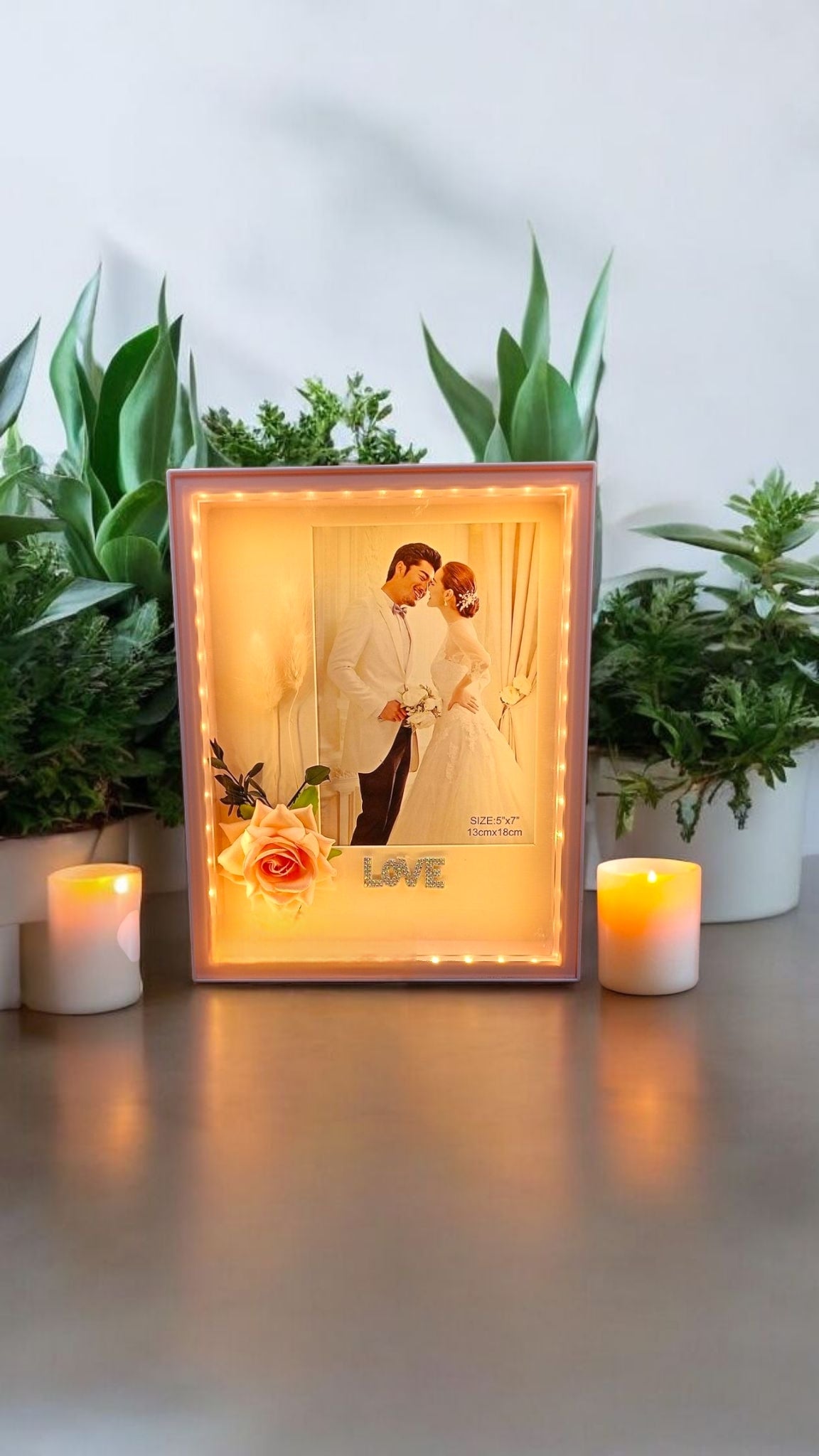 LED Wedding Photo Frame