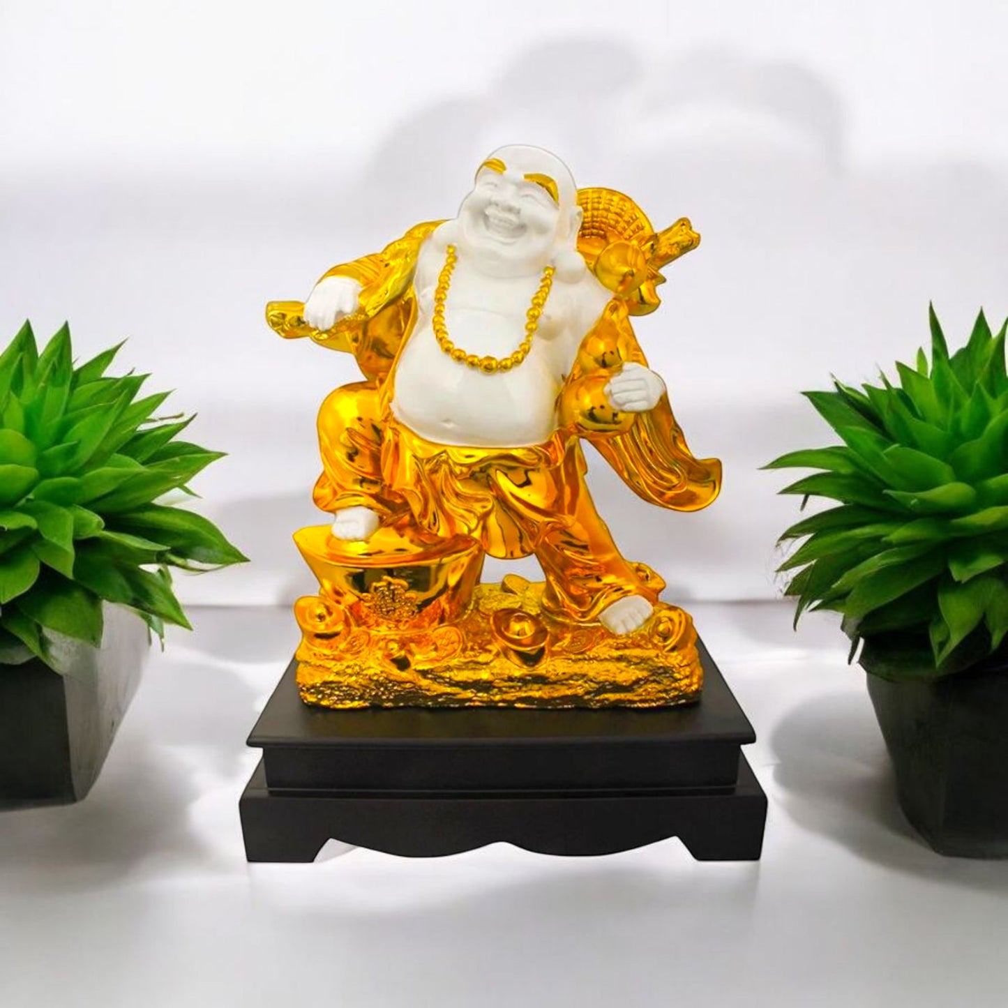 Prosperity Buddha Golden Decorative Statue