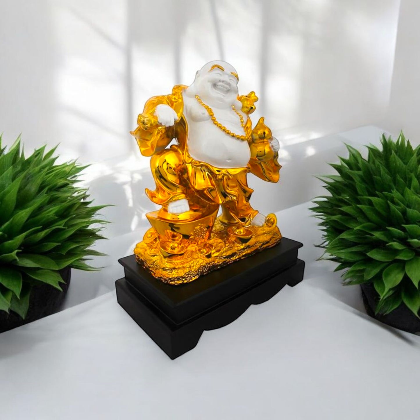 Prosperity Buddha Golden Decorative Statue