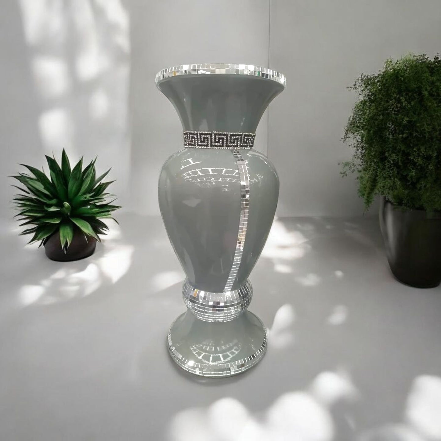 Grey Decorative Ceramic Vase