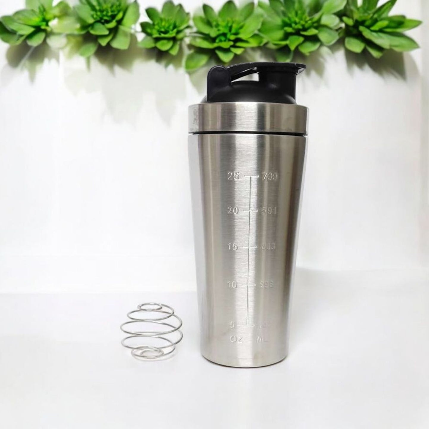 Stainless Steel Protein Shaker Bottle 1000ml