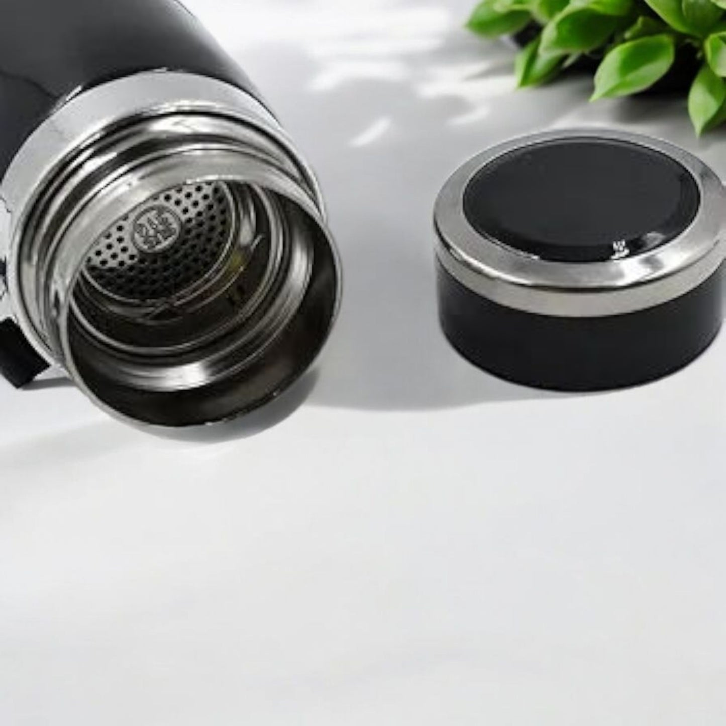 Black Stainless Steel Vacuum Flask Bottle 1000ml