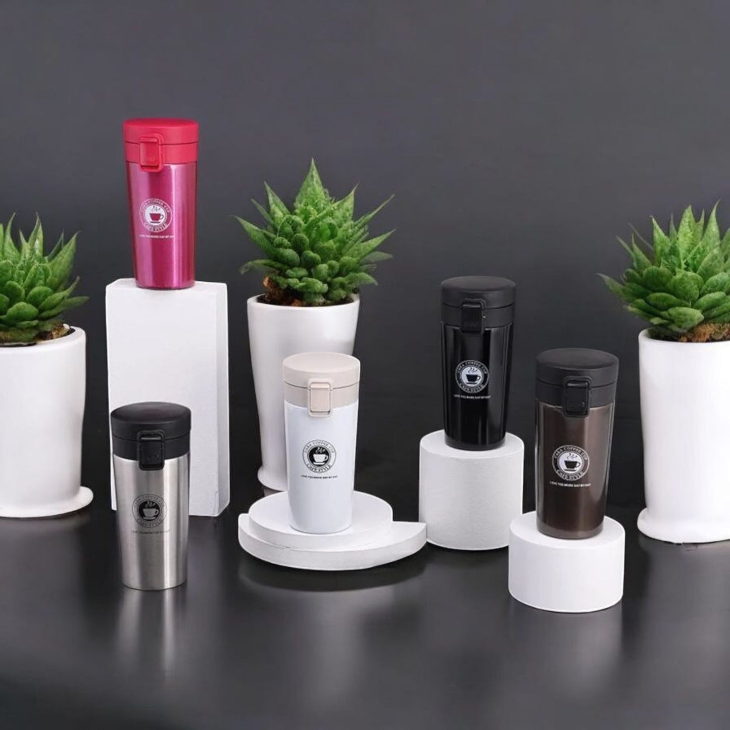 Cafe Style Leakproof Coffee Tumbler