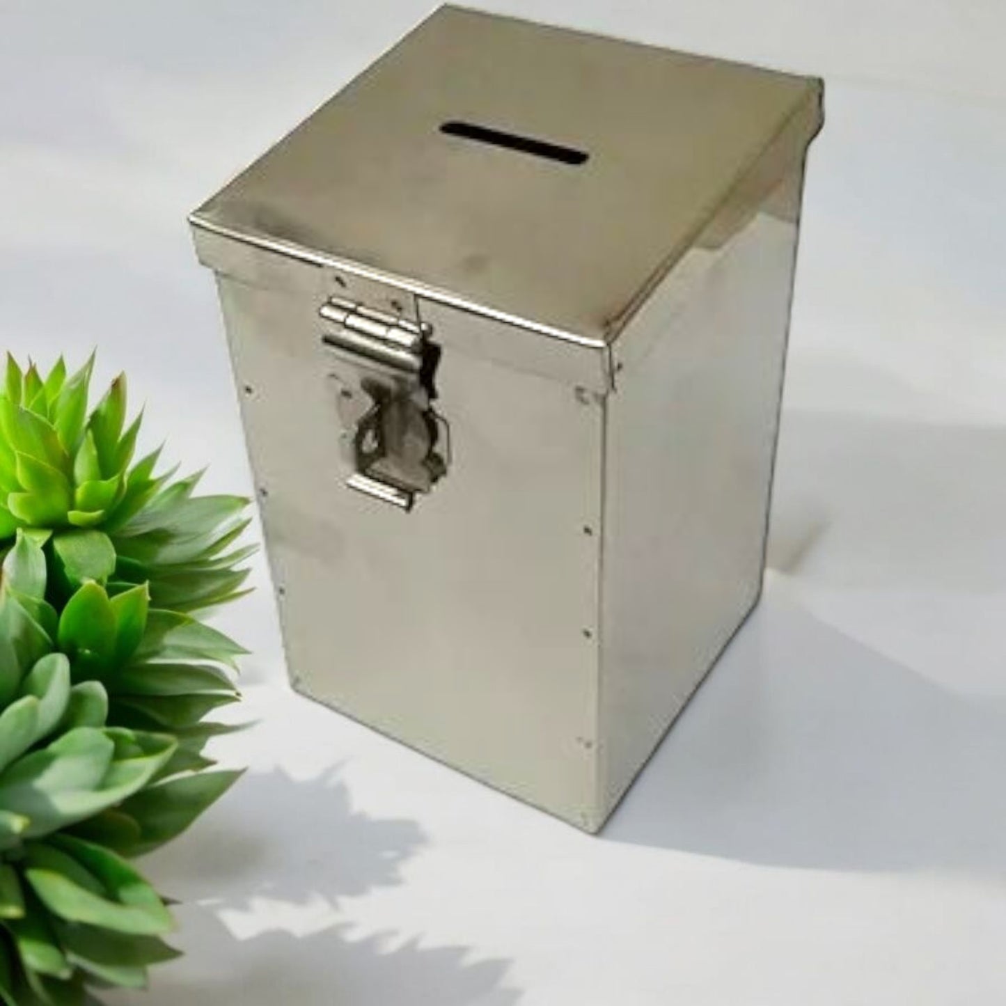 Stainless Steel Cash Saving Container