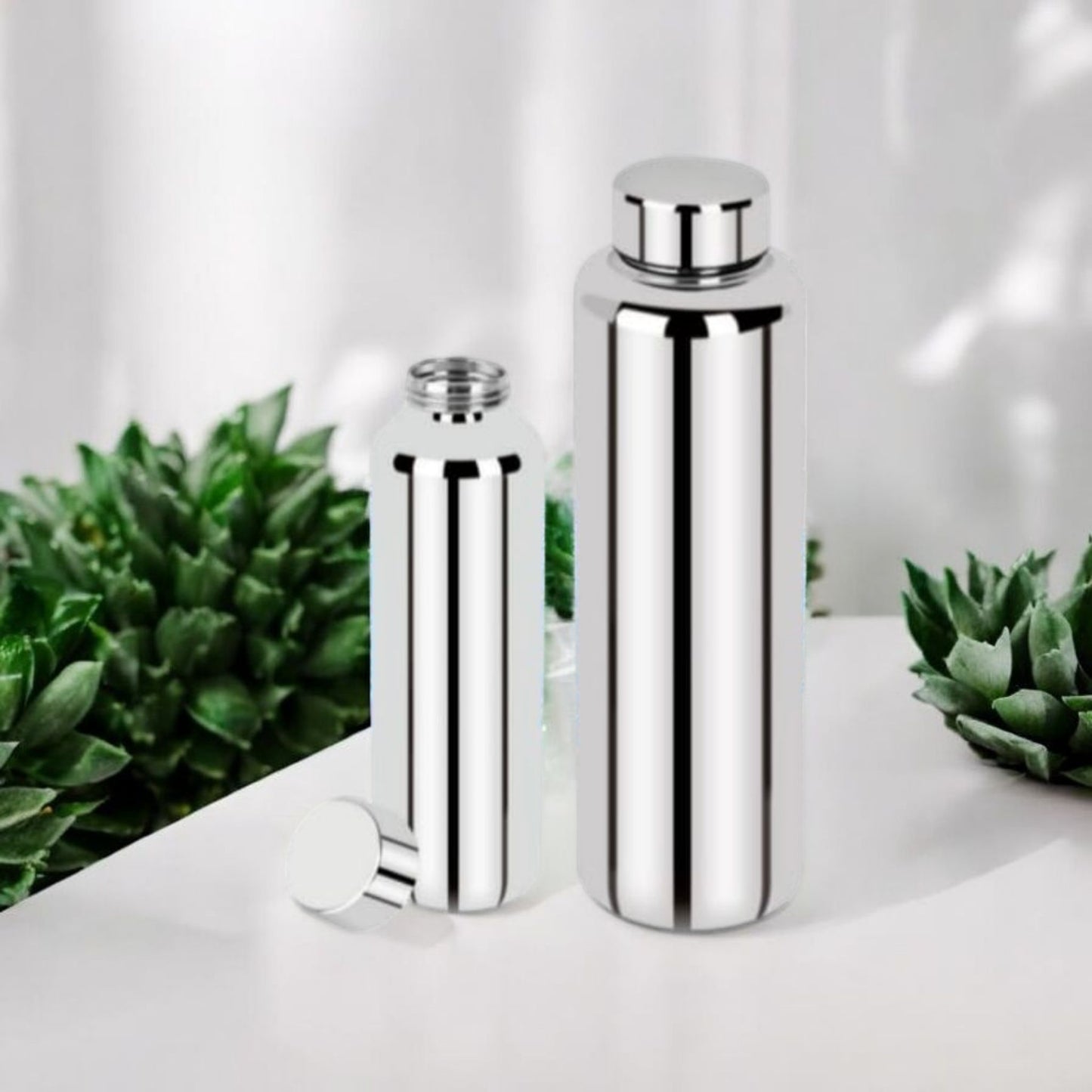 Stainless Steel Slim Water Bottle 1000ml