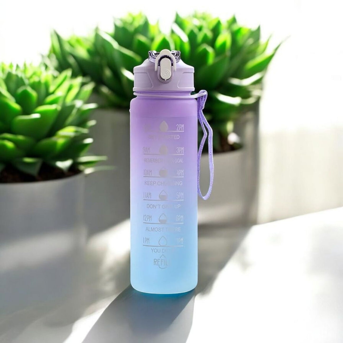 Motivational Water Bottle 1000ml