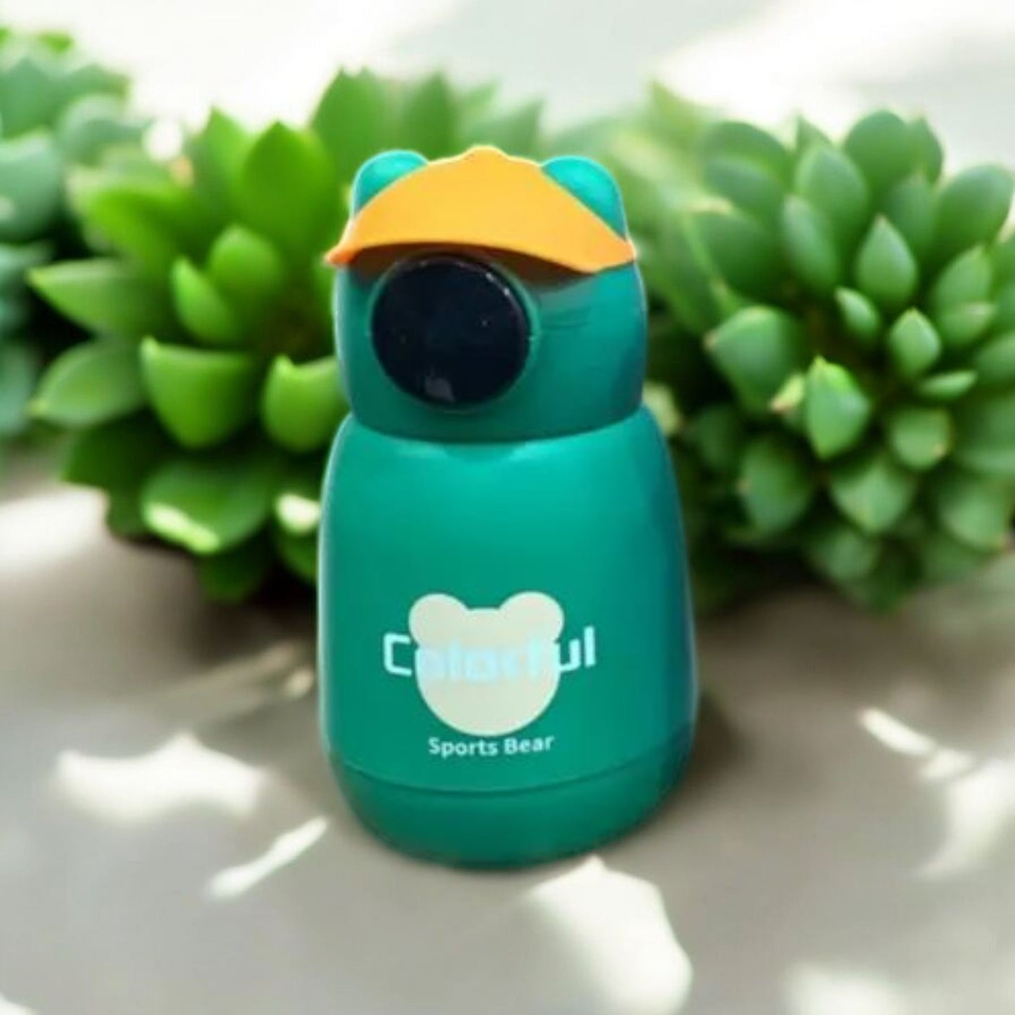 Cute Bear-Shaped Kids Water Bottle 450ml
