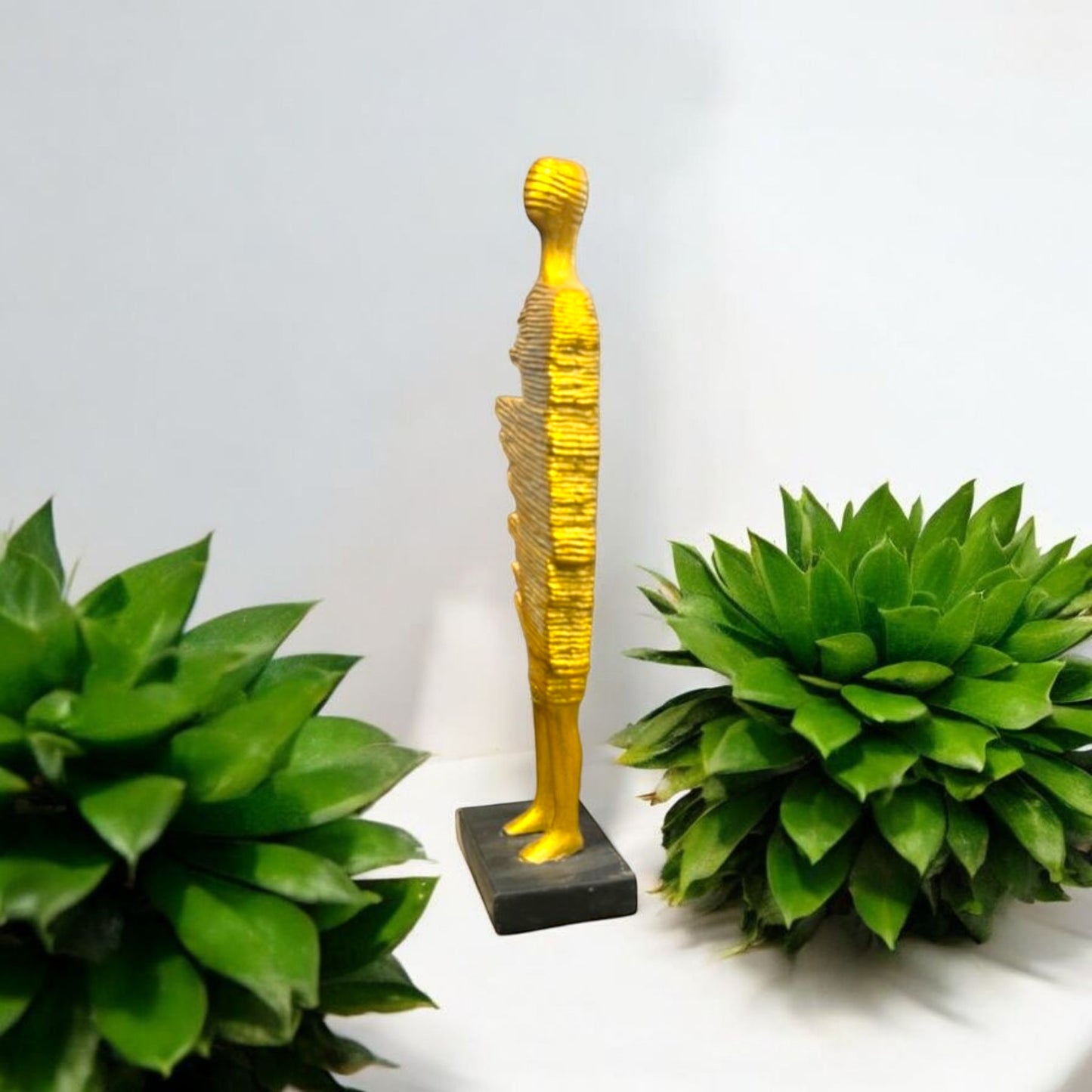 Golden Abstract Statue