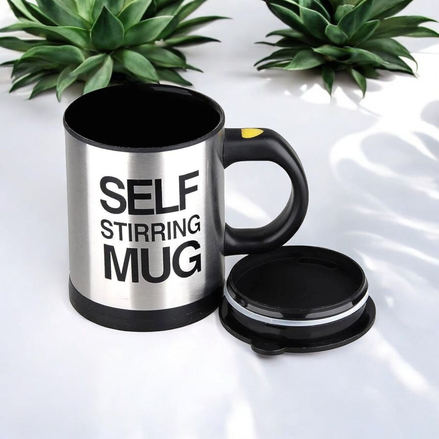 Electric Stainless Steel Stirring Mug
