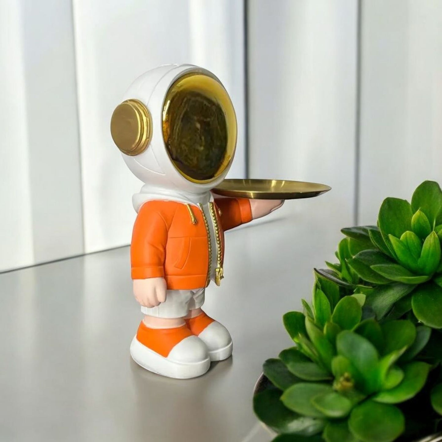 Astronaut Figurine with Tray