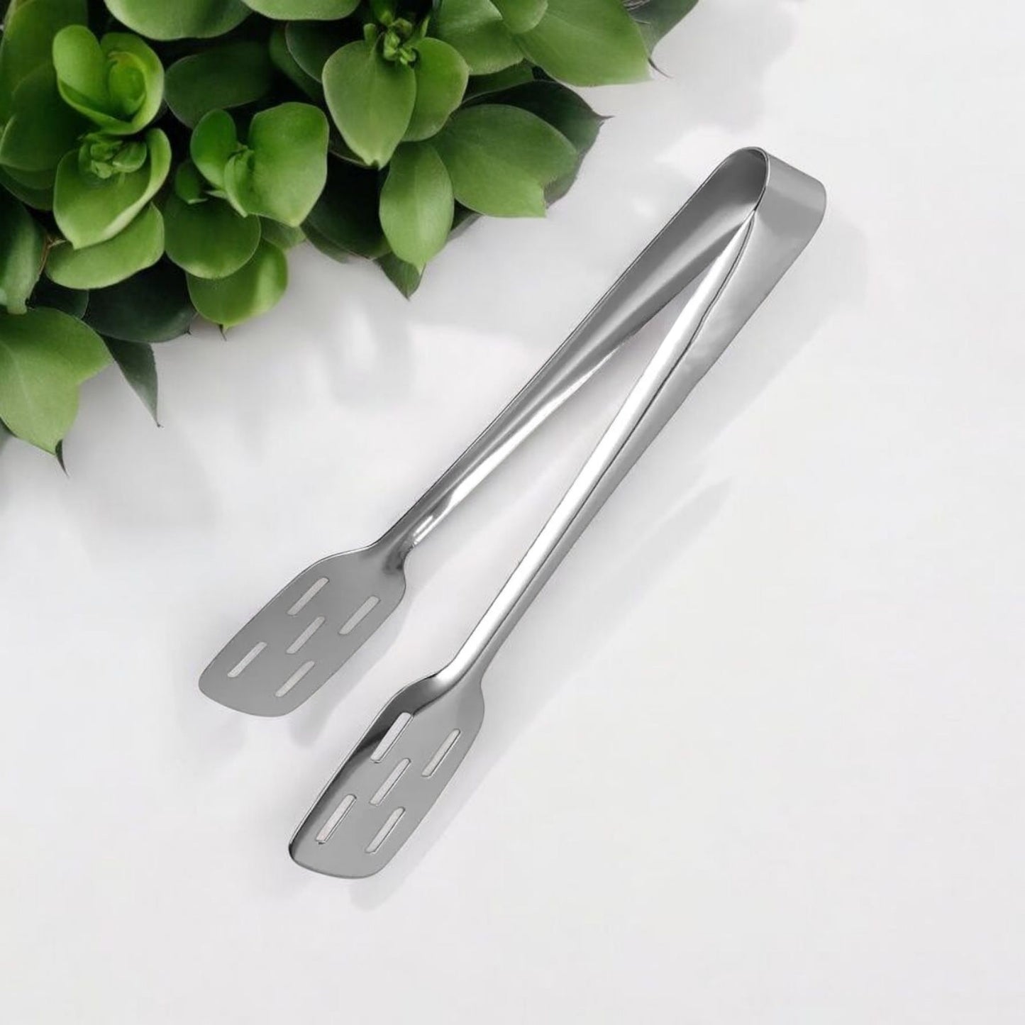 Stainless Steel Slotted Serving Tong