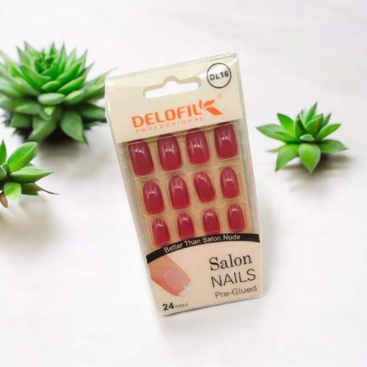 Pre Glued Salon Style Press On Nails