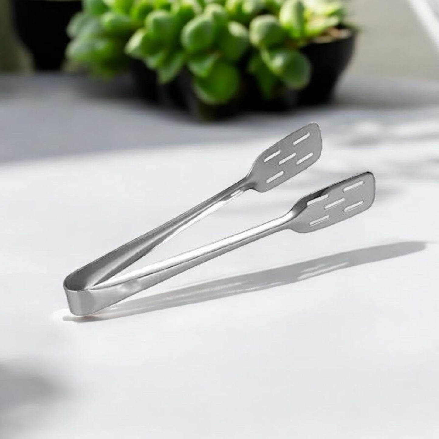 Stainless Steel Slotted Serving Tong