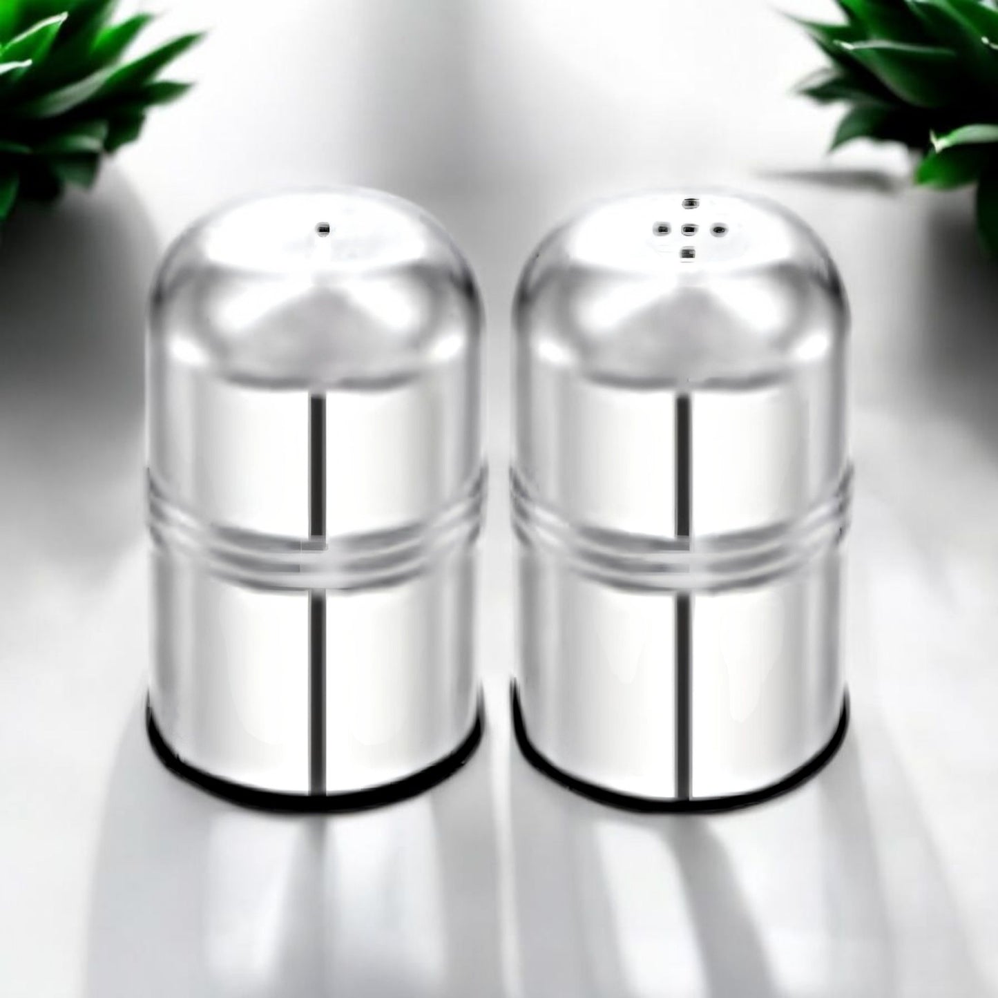 Stainless Steel Salt & Pepper Shaker Set