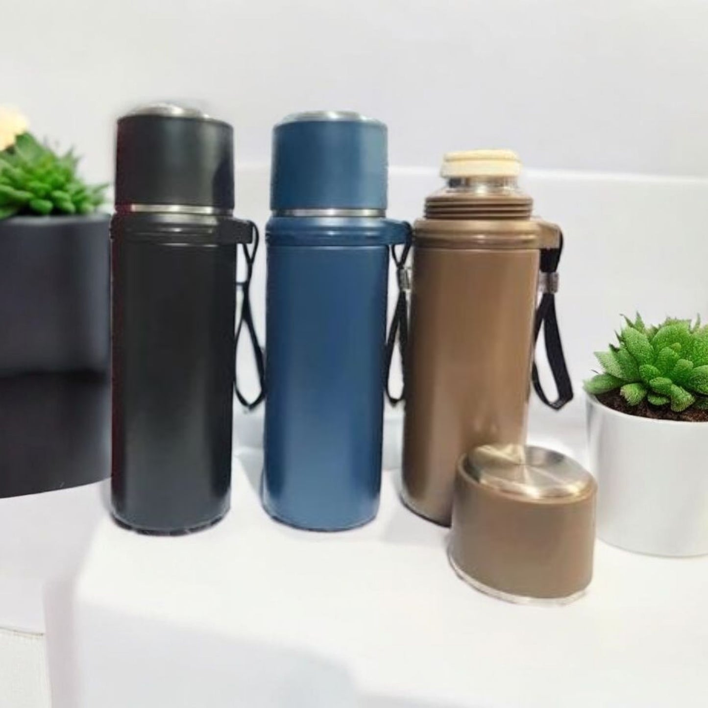 Premium Vacuum Bottle with Cup Lid 500ml