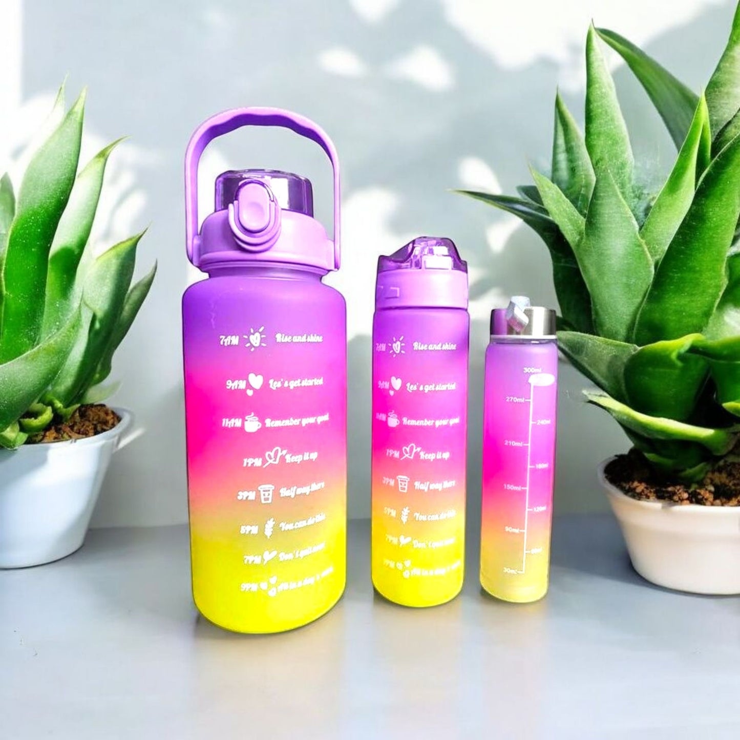 Motivational Water Bottle 2000ml