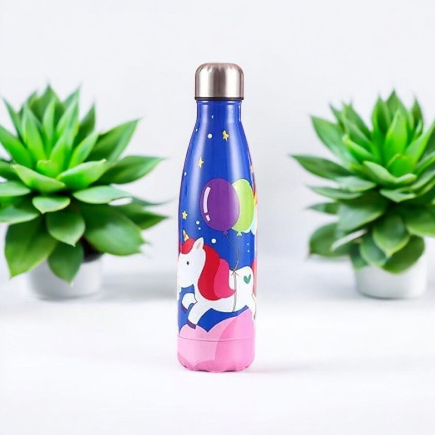 Cute Unicorn Printed Steel Bottle 500ml