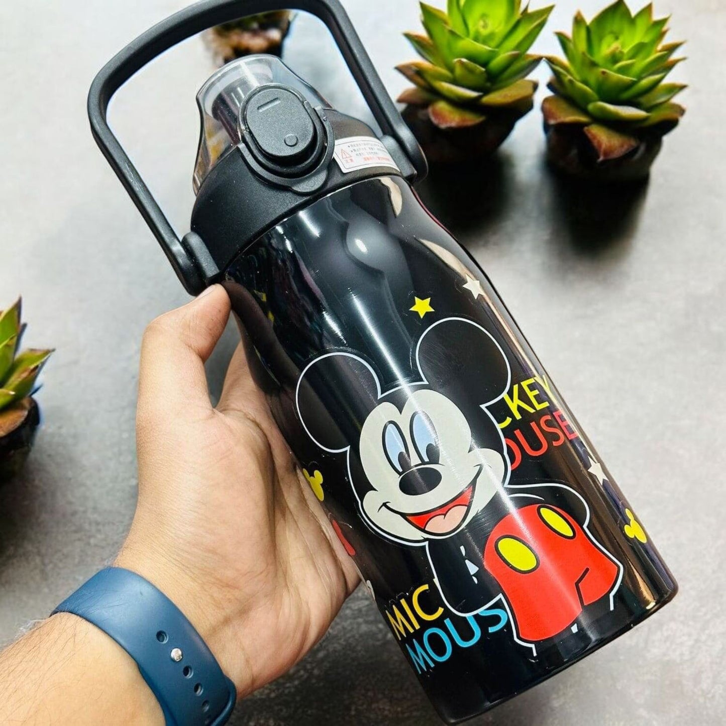 Mickey Mouse Printed Kids Water Bottle 1000ml