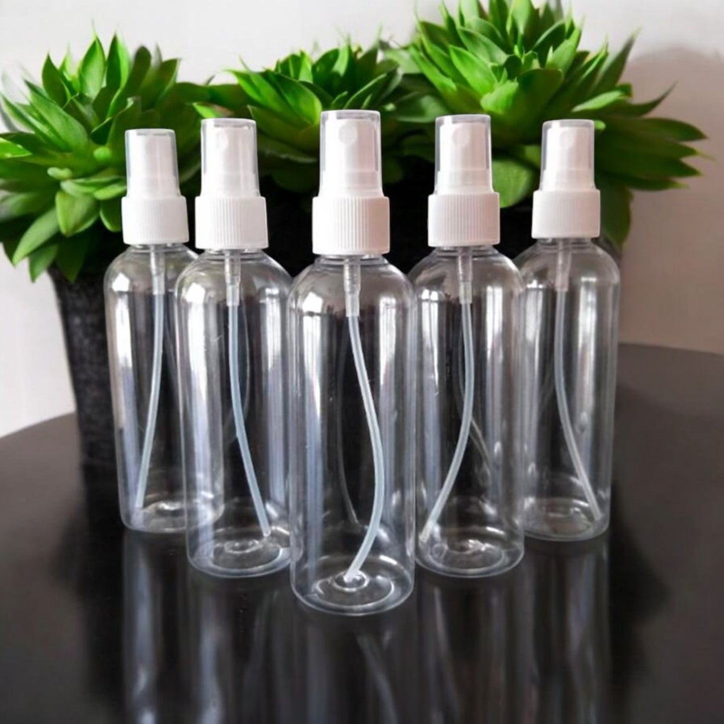 Refillable Clear Travel Spray Bottles Set 50ml