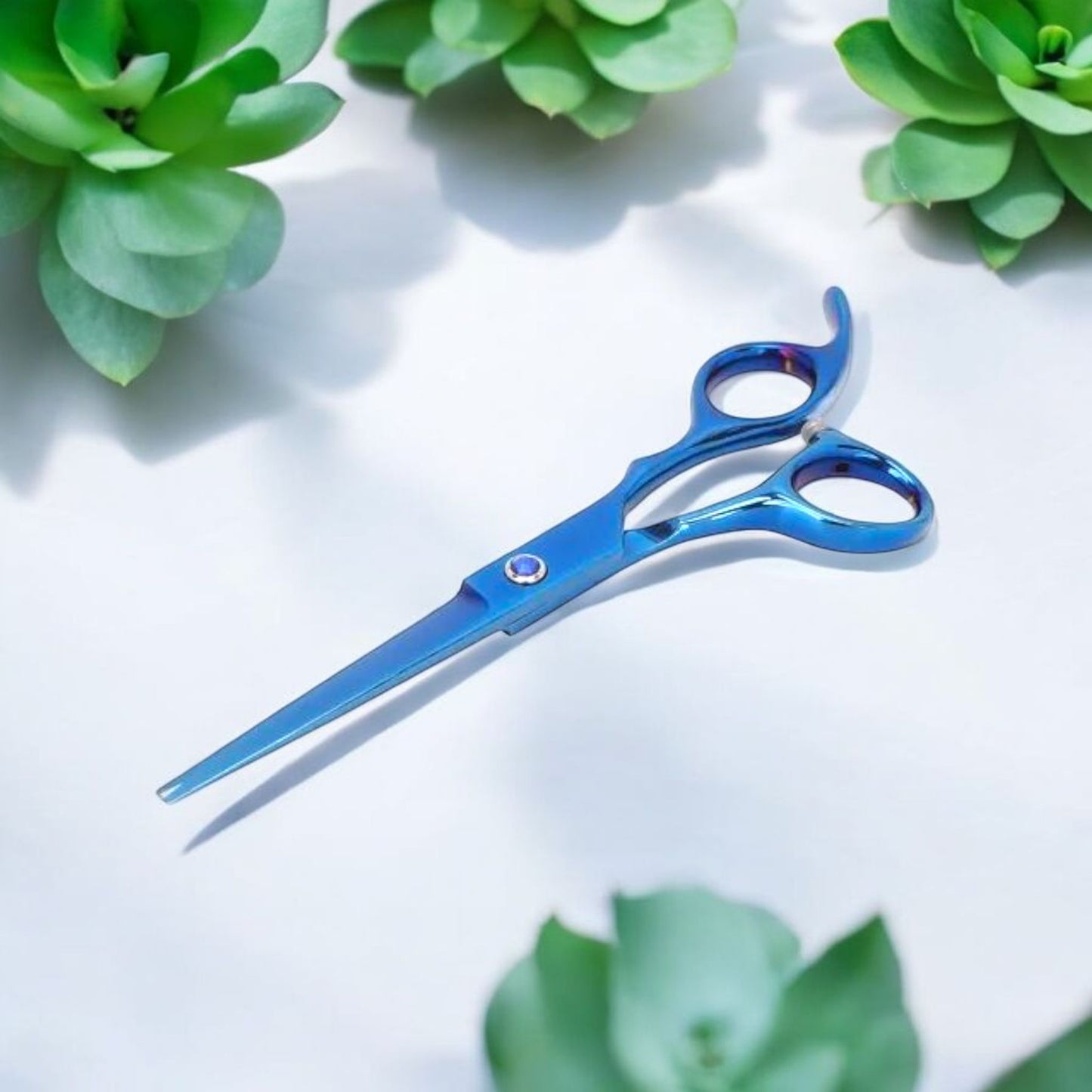 Blue Professional Hair Cutting Scissors