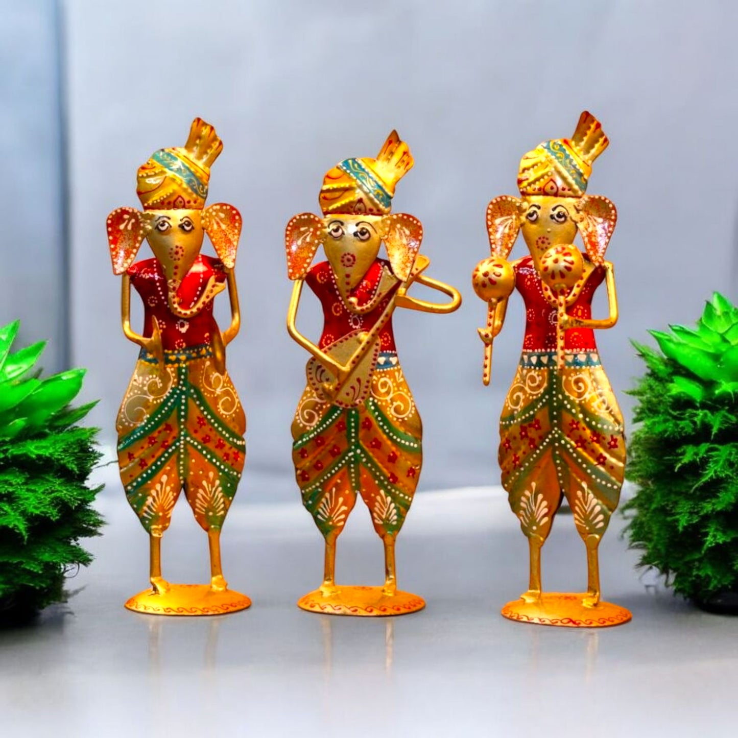 Decorative Elephant Figurine Set