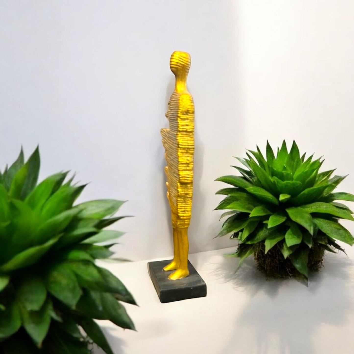Golden Abstract Statue