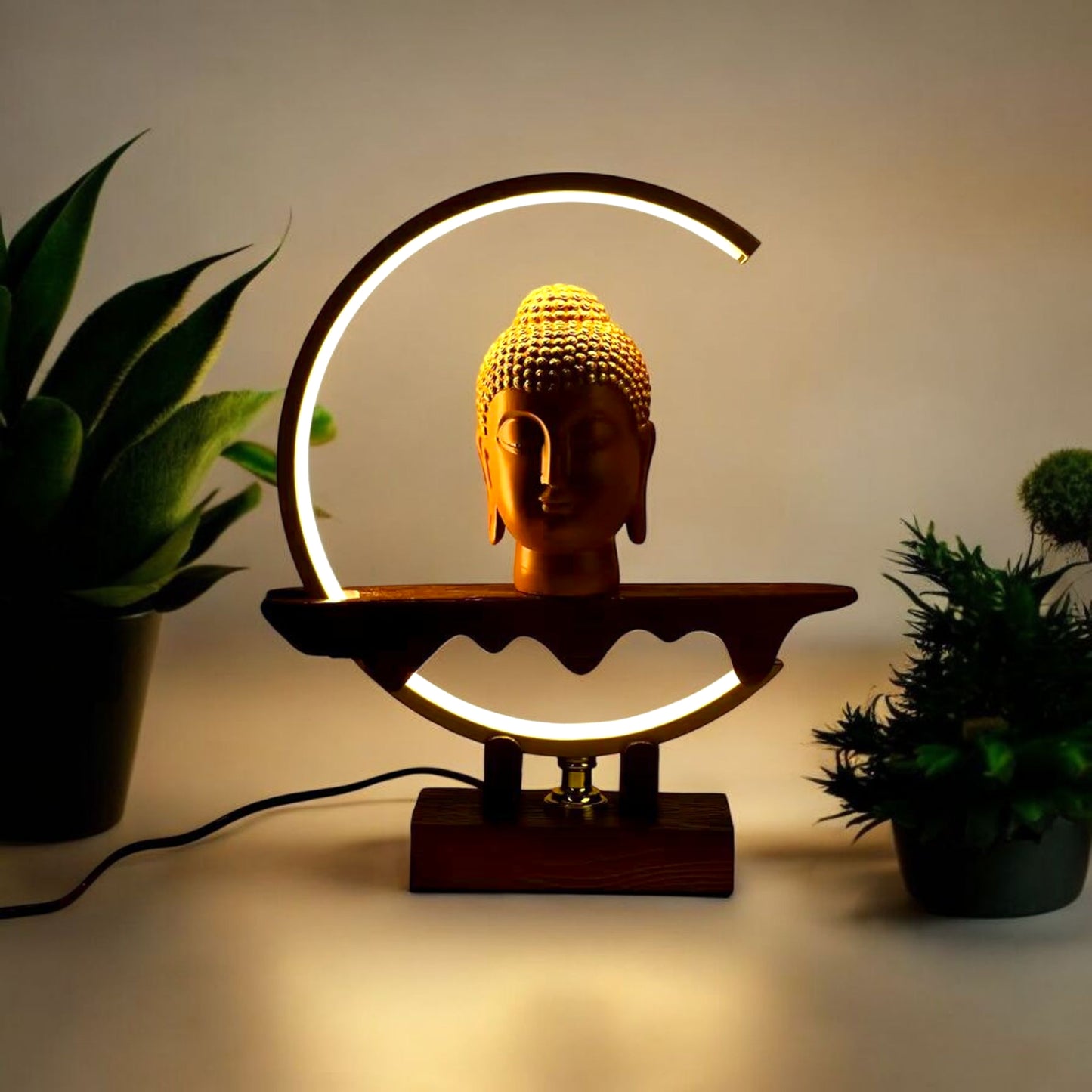 Buddha Head Table Lamp