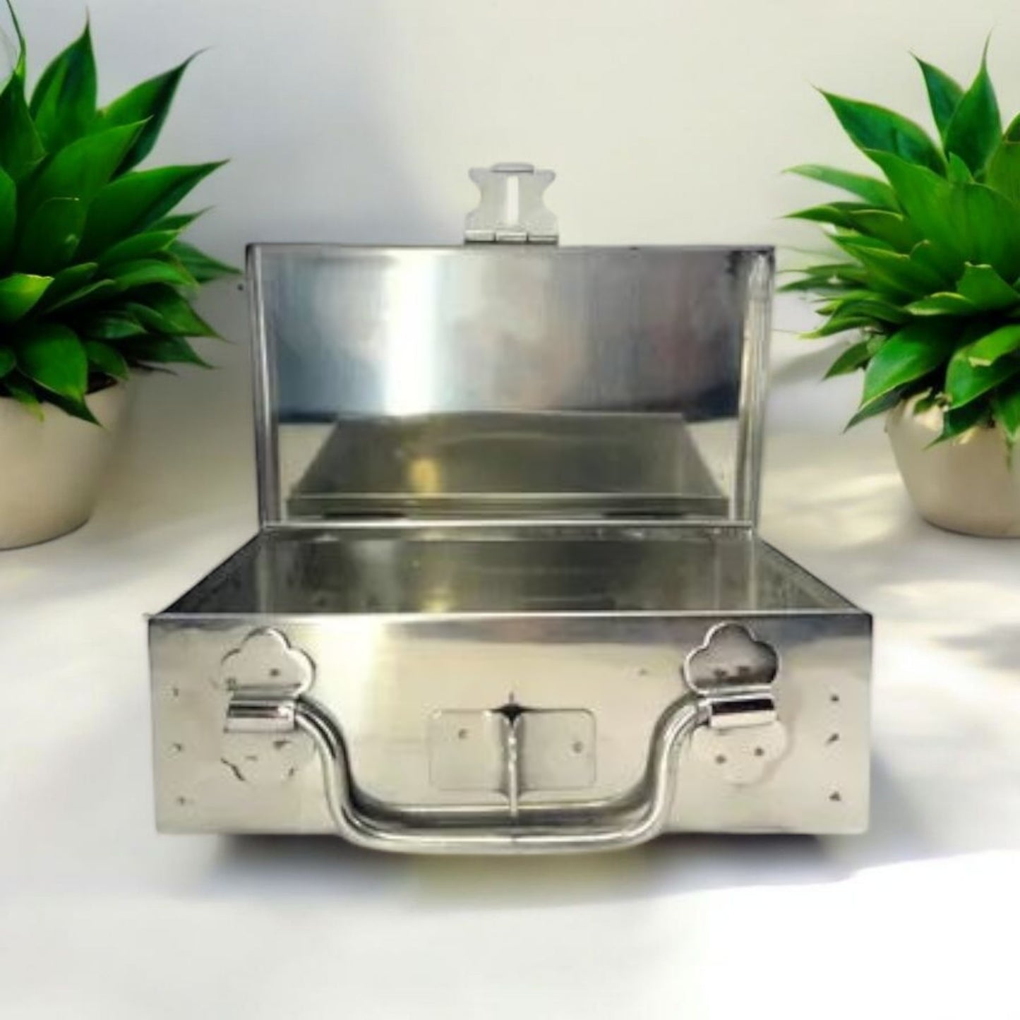 Lockable Stainless Steel Cash Box