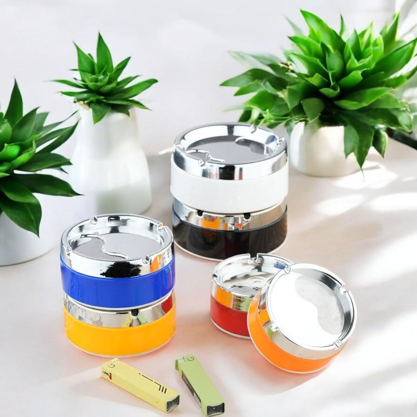 Revolving Ashtrays