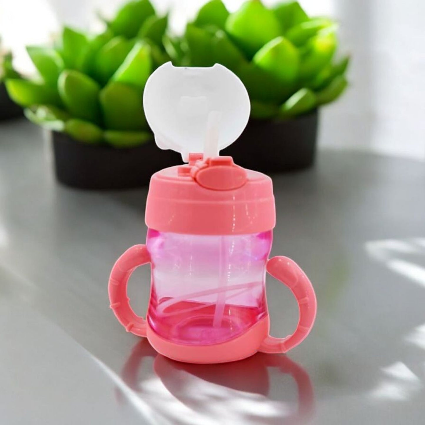 Cute Bunny Sipper Cup with Handle