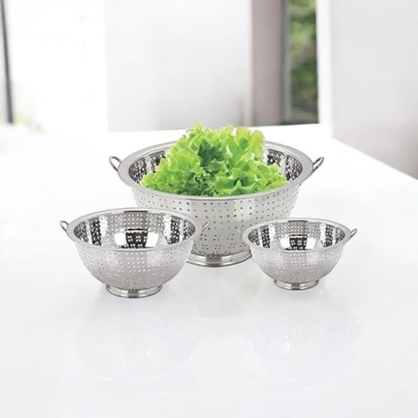 Stainless Steel Kitchen Colander Bowl