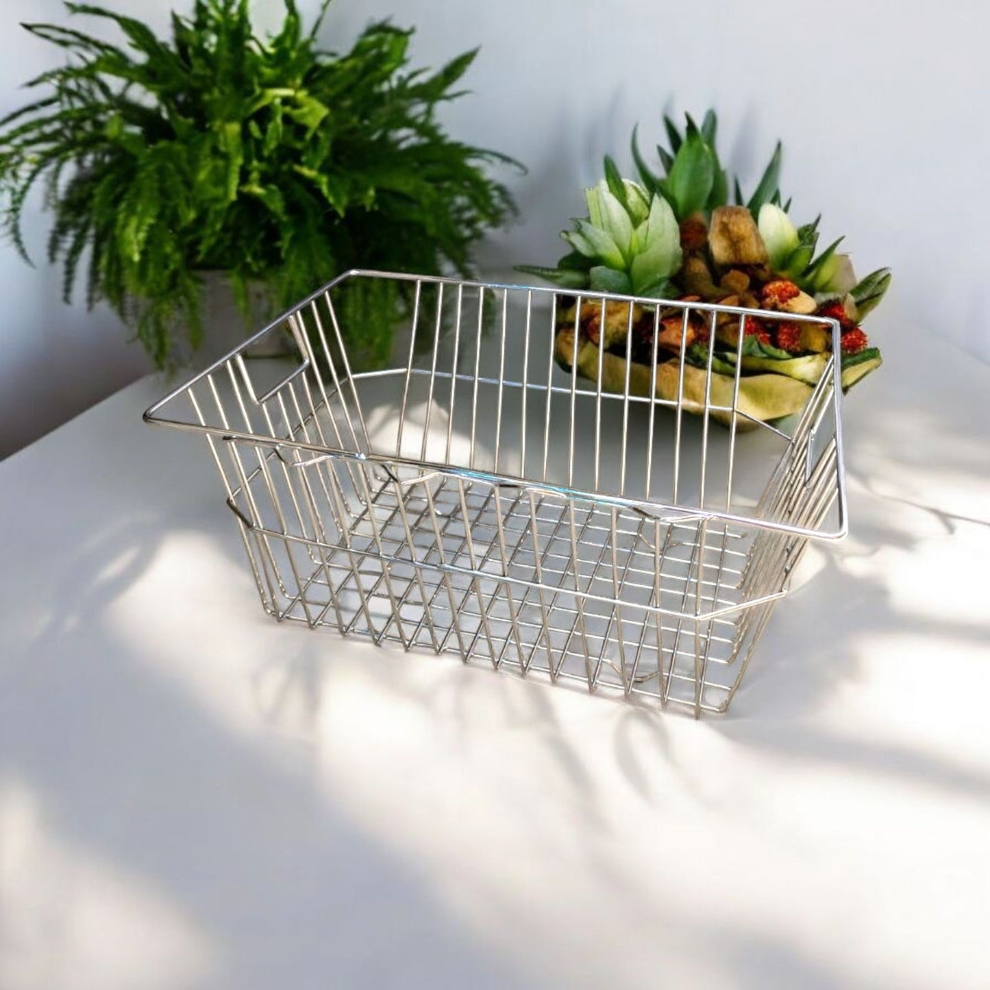 Stainless Steel Wire Storage Basket