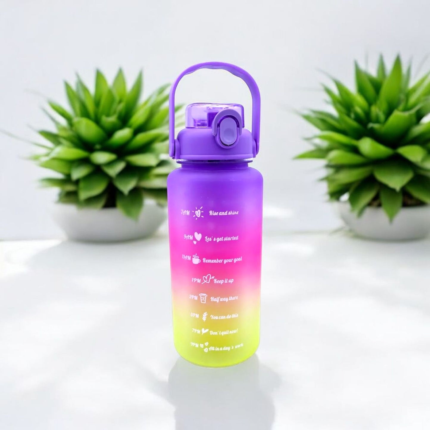 Motivational Water Bottle 2000ml